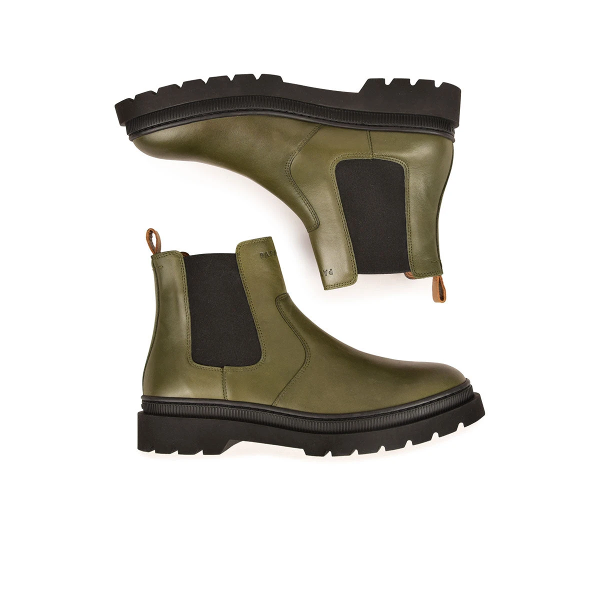 Chaussures Homme Chelsea Boots VITUS en Cuir Kaki - Confortable & Polyvalent 6 Chaussures Homme Chelsea Boots VITUS en Cuir Kaki - Confortable & Polyvalent – Image 4