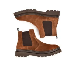 Chaussures Homme VITUS - Cuir Suédé Vintage - Châtaigne -Pataugas Soldes Boutique BOOTS HOMME VITUS SH H4I CHATAIGNE 628518 755 6