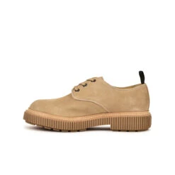 Derby Femme en Cuir Suédé Beige - Confortable et Élégante pour Toutes Occasions -Pataugas Soldes Boutique CHAUSSURE FEMME ESTHER S F2H BEIGE 3