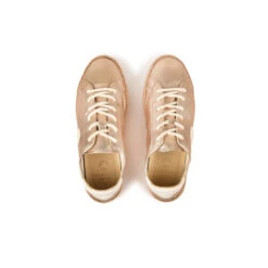 Basket Espadrille Femme en Cuir Doré - Confortable et Tendance pour l'Été -Pataugas Soldes Boutique CHAUSSURE FEMME PAM M F2H DORE 6