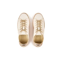 Espadrilles Femme Ultra-Confort - Cuir Blanc - Idéal pour Sorties Décontractées -Pataugas Soldes Boutique CHAUSSURE FEMME PAM N F2H BLANC 6