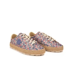 Baskets Femme Confortables en Toile Bleu - Printemps - Style Urbain -Pataugas Soldes Boutique CHAUSSURE FEMME PAM TFL F2H BLEU 4