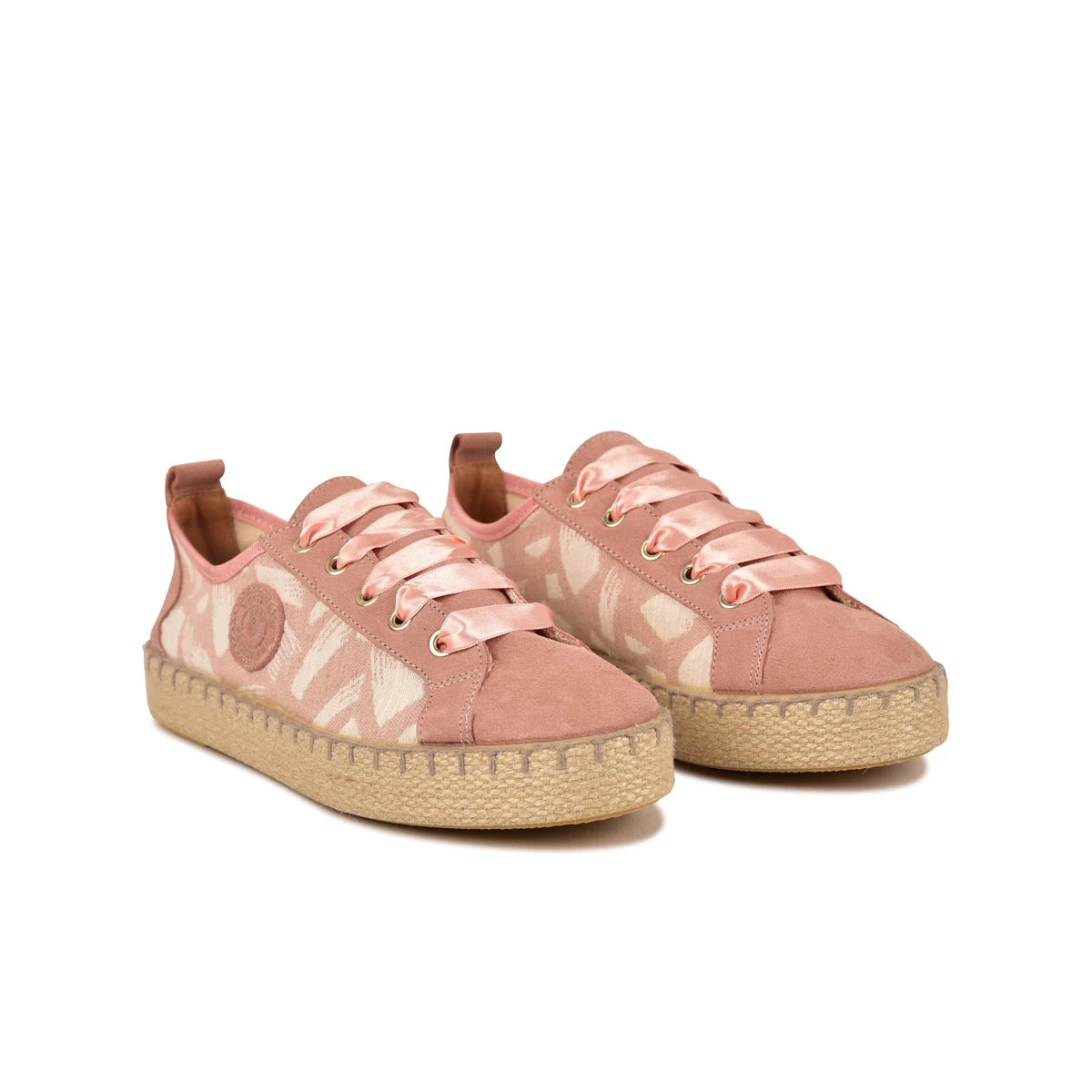 Espadrilles en Cuir Suédé - Confortables et Éco-responsables - Rose 4 Espadrilles en Cuir Suédé - Confortables et Éco-responsables - Rose – Image 2
