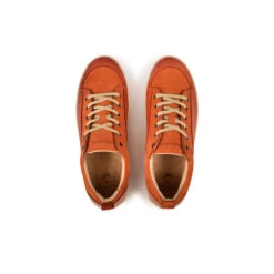 Baskets Homme CARL - Cuir Nubuck Confortable - Orange -Pataugas Soldes Boutique CHAUSSURE HOMME CARL NU H2H ORANGE 6