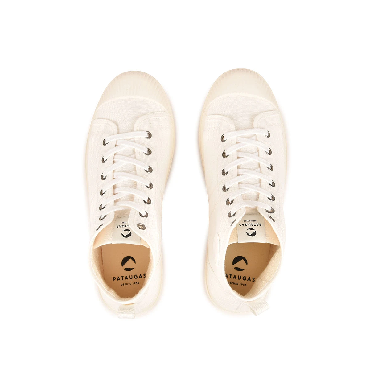 Chaussures Montantes Femme - Confort Supérieur en Coton Recyclé - Blanc - Ville & Voyage 7 Chaussures Montantes Femme - Confort Supérieur en Coton Recyclé - Blanc - Ville & Voyage – Image 5