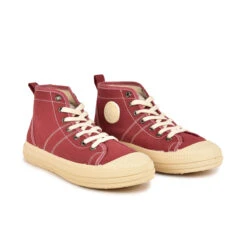 Baskets Montantes Femme ETCHE - Coton Recyclé Confortable - Bordeaux -Pataugas Soldes Boutique ETCHE M T F2H BORDEAUX 628108 355 3 64d05227 3e5d 478e 9340 6791a2c1c0eb