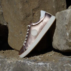 Baskets Vegan Femme Confortables en Cuir de Maïs - Rose - Chic & Éco-responsable -Pataugas Soldes Boutique F Aster M Rose