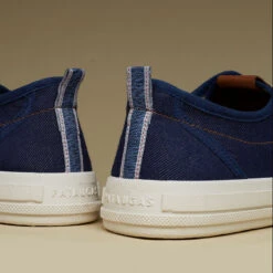 Baskets Homme ETCHE - Confort Ultime en Denim Recyclé - Bleu -Pataugas Soldes Boutique H ETCHE L DEN JEAN NM