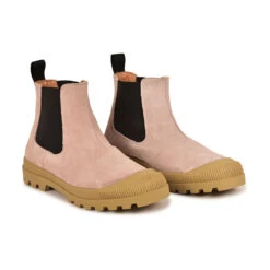 Chaussures Chelsea Confortables en Cuir Suédé - Poudré pour Ville et Nature 11 Chaussures Chelsea Confortables en Cuir Suédé - Poudré pour Ville et Nature -Pataugas Soldes Boutique OG C S F4H POUDRE 628191 153 4