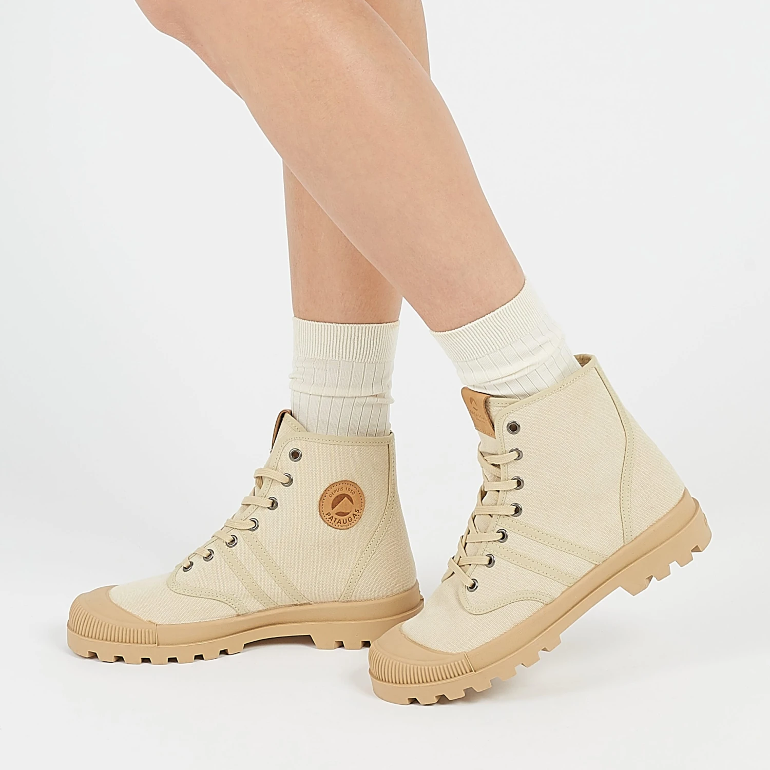 Bottes Écologiques Femme - Confortables & Polyvalentes pour Ville et Campagne - Écru 4 Bottes Écologiques Femme - Confortables & Polyvalentes pour Ville et Campagne - Écru – Image 2