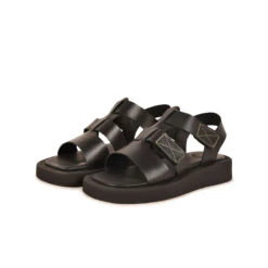 Sandales Femme en Cuir Noir Confortables - Style Tendance pour Été -Pataugas Soldes Boutique SANDALE FEMME ATARI N F2I NOIR 628447 850 5 06950190 1aa9 4345 8f0e dc5f17649bfd