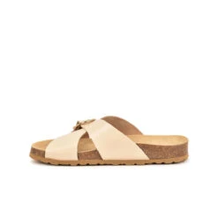 Sandales Femme en Cuir Nude - Confort Optimal pour Quotidien - Beige -Pataugas Soldes Boutique SANDALE FEMME LUDI MIX F2I NUDE 628534 302 3