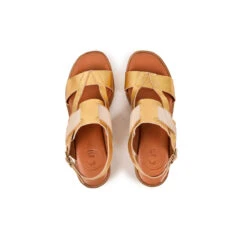 Sandales Femme Confortables en Cuir Doré - Idéales pour l'Été - Plage & Ville -Pataugas Soldes Boutique SANDALE FEMME RIA MIX F2H DORE 6 9c8d50cb a838 4854 9d8e 4932496e6900