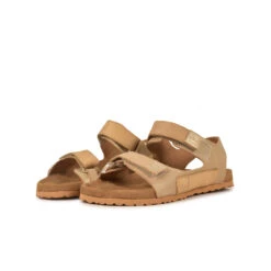 Sandales Femme Confortables en Cuir Léger Doré - Idéales pour l'Été -Pataugas Soldes Boutique SANDALE FEMME ULIA M F2H DORE 5