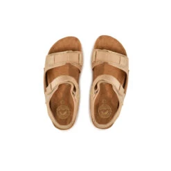 Sandales Femme Confortables en Cuir Léger Doré - Idéales pour l'Été -Pataugas Soldes Boutique SANDALE FEMME ULIA M F2H DORE 6