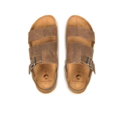 Sandales Homme LUCAS H2I MARRON - Cuir de Vachette - Polyvalent pour Ville et Plage -Pataugas Soldes Boutique SANDALE HOMME LUCAS H2I MARRON 628532 800 6