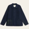 Veste en Coton Made in France - Look Moderne - Bleu Marine - Travail & Casual -Pataugas Soldes Boutique VESTECROPPMSM