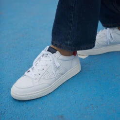 Chaussures de Course Homme - Confort Cuir Blanc et Rouge pour Sport et Loisirs -Pataugas Soldes Boutique basalte blanc rouge homme