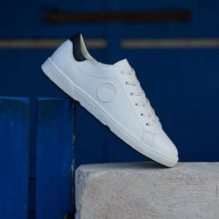 Baskets Homme JAYO H2G - Confort Ultime - Blanc/Marine -Pataugas Soldes Boutique jayo homme blanc marine